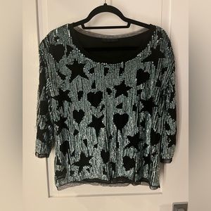 Twinset Sequin top